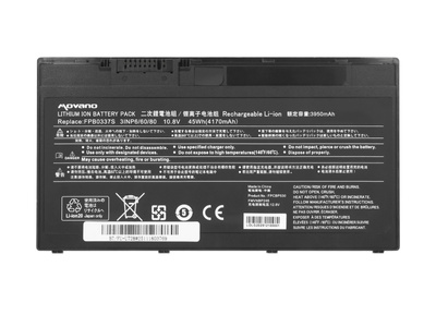 Bateria Movano do Fujitsu LifeBook P727, P728, U727, U728, U729 - BT/FU-U728