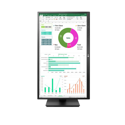 LG 24BN550Y-B z głośnikami / Klasa A-