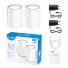 Cudy System WiFi Mesh M3000 (2-Pack) AX3000 / biały